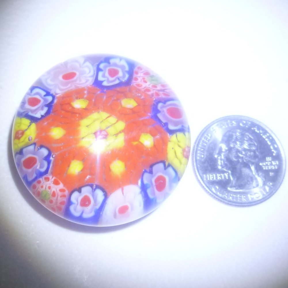 Mini Millefiori Paperweight